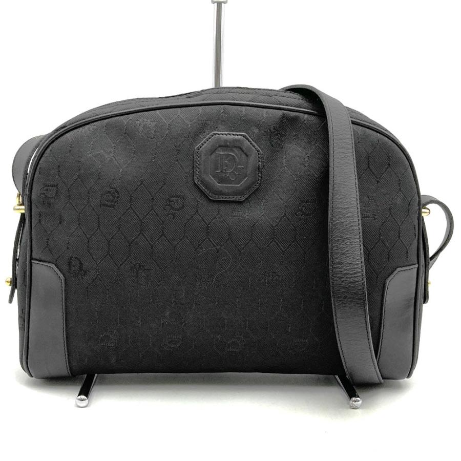 Dior ディオール ショルダーバッグ ハニカム柄 キャンバス/レザー