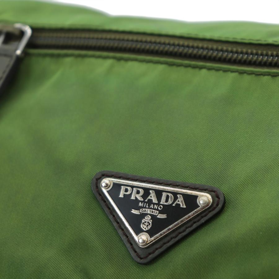 PRADA（プラダ） ショルダーバッグ ナイロン カーキ オレンジ