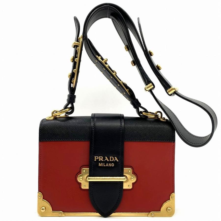 PRADA（プラダ） カイエ 斜め掛け ミニショルダーバッグ サフィアーノ