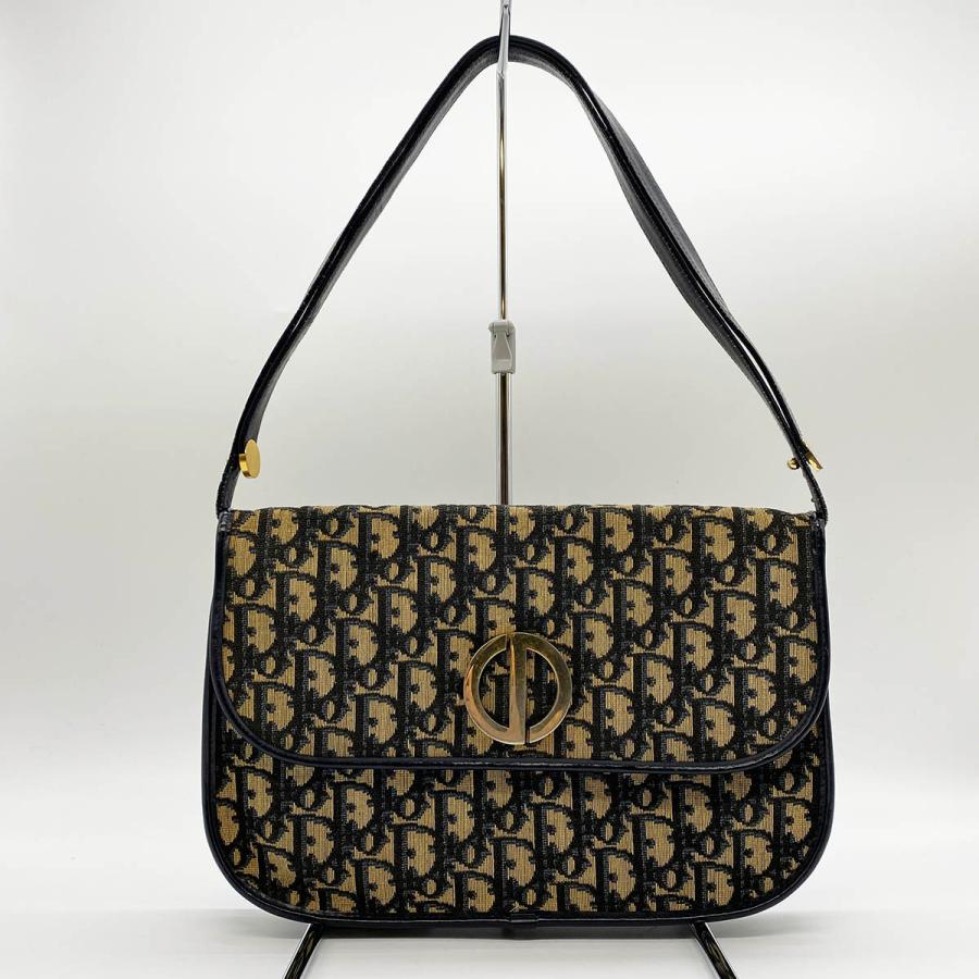Christian Dior ディオール ショルダーバッグ トロッター キャンバス