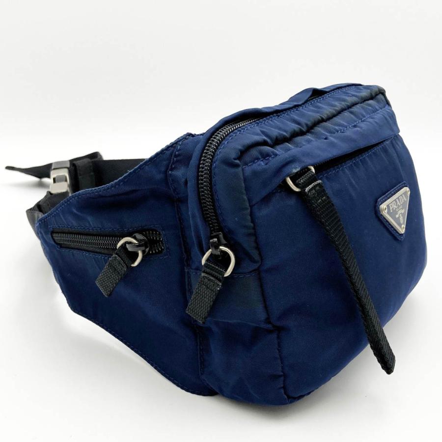 PRADA ボディバッグ ウエストポーチ ネイビー mens PRADA/メンズ/ボディバッグ/ウエストポーチ/ネイビー