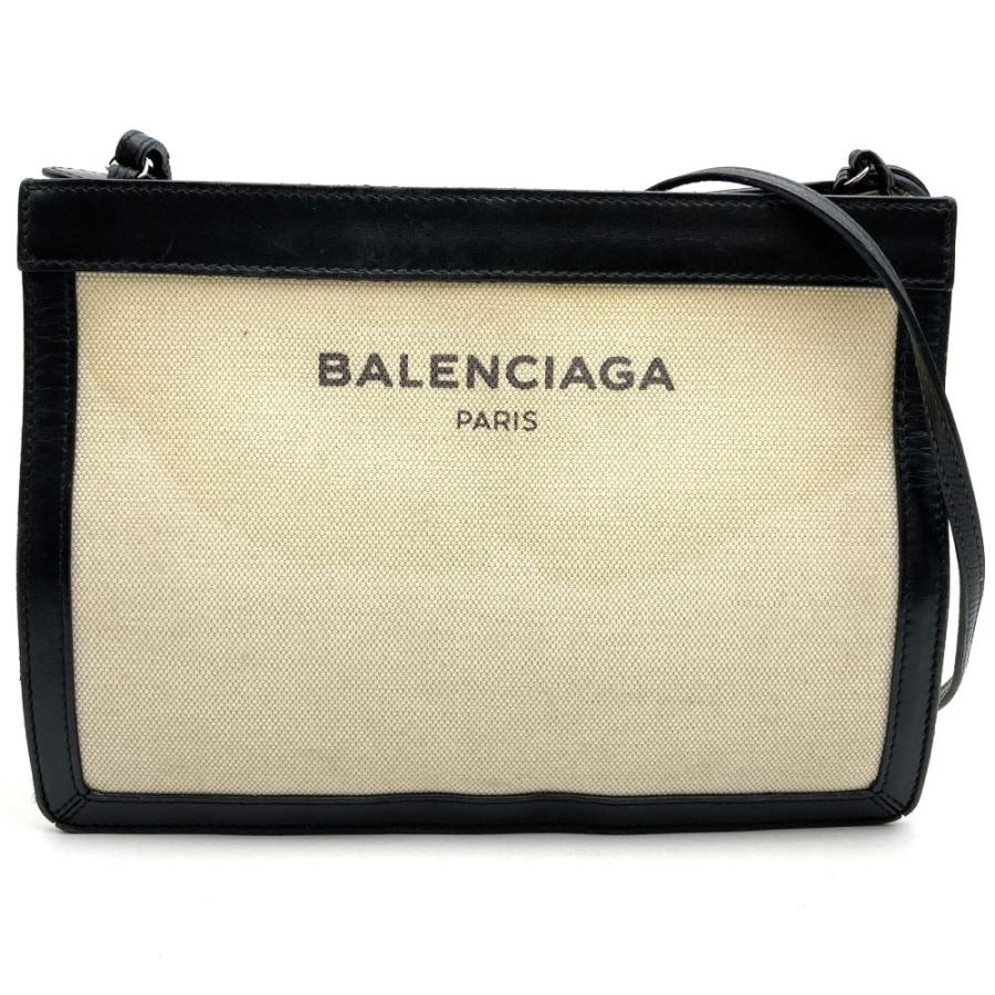 最終値下げ BALENCIAGA バレンシアガ キャンバス レザー アイボリー