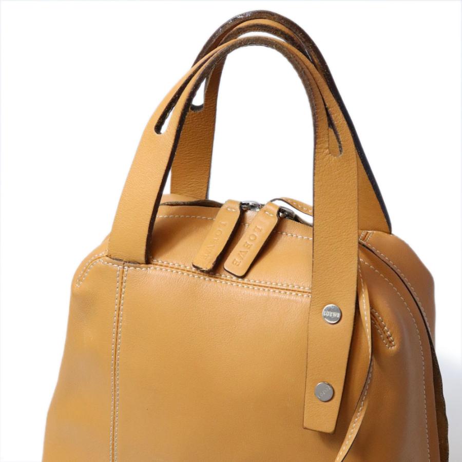 LOEWE（ロエベ） ハンドバッグ レザー ブラウン ハンドバッグ
