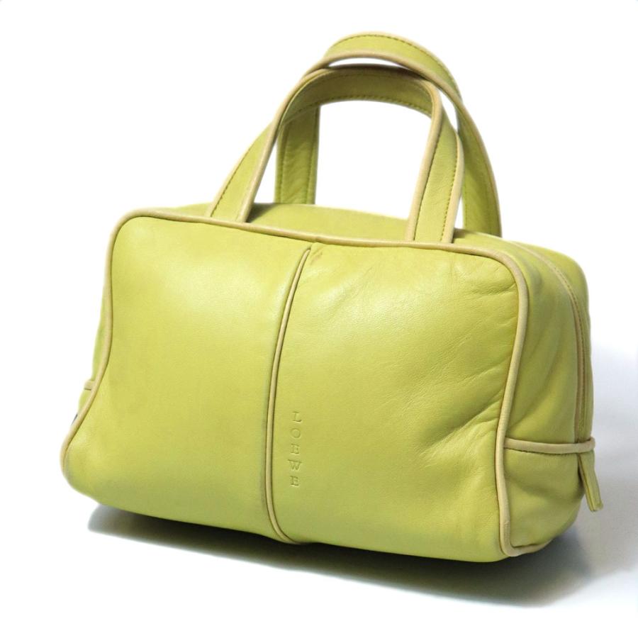 LOEWE（ロエベ） ハンドバッグ ナッパレザー グリーン レディース 