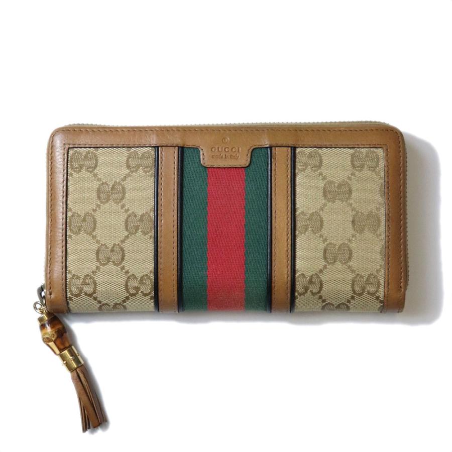 GUCCI（グッチ） 353651 長財布 GGキャンバス シェリー バンブー