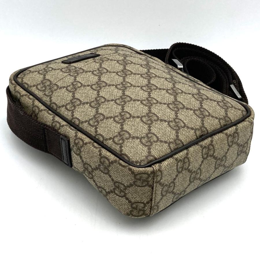 aっくん GUCCI グッチ 122754 ショルダーバッグ GGスプリーム ブラウン
