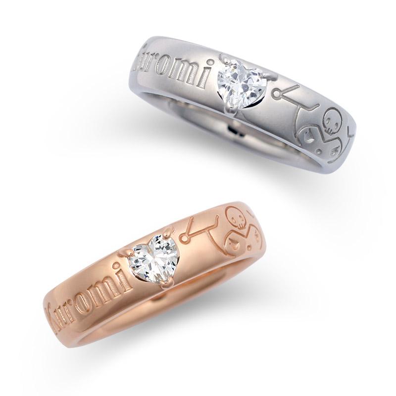クロミ ハートロゴ リング Kuromi ring　指輪　ギフト　プレゼント　レディースジュエリー |  | 04
