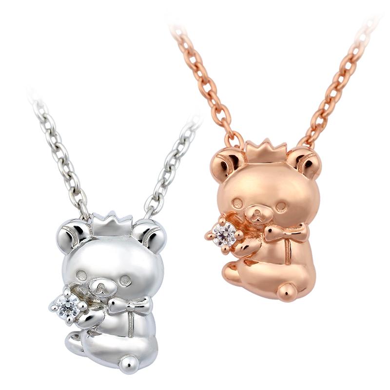 【リラノワ】リラックマ　おうちでパーティー ネックレス　 レディース ジュエリー  贈り物 ギフト プレゼント くま ジュエリー アクセサリー 女性 | San-X | 01