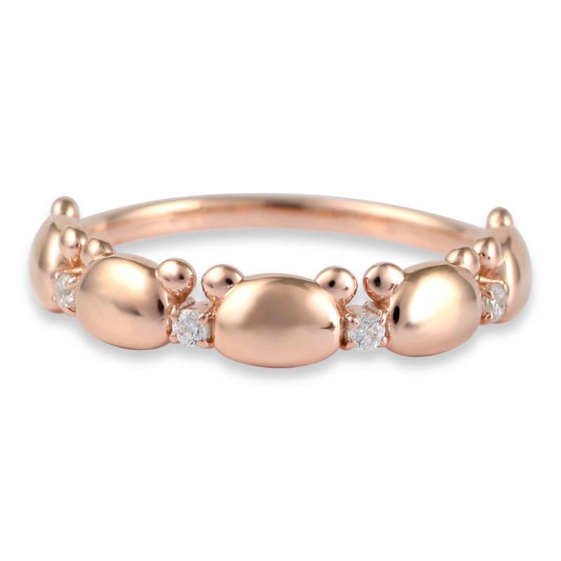 【リラノワ】リラックマ　フェイス シルエット エタニティ リング  レディース ジュエリー ギフト 指輪 シルバー ギフト  送料無料 | San-X | 17