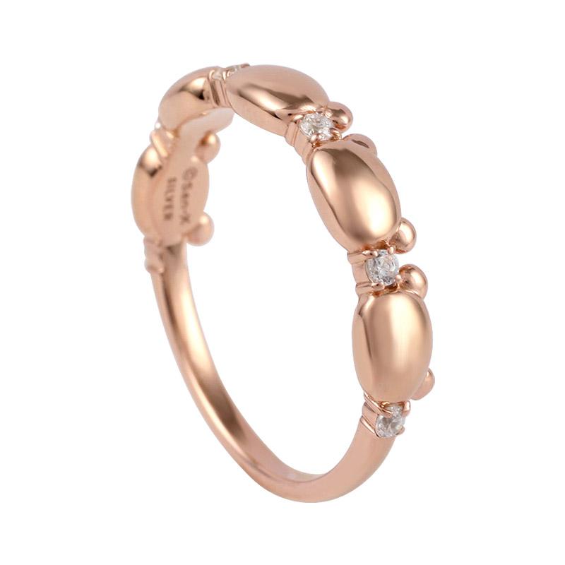 【リラノワ】リラックマ　フェイス シルエット エタニティ リング  レディース ジュエリー ギフト 指輪 シルバー ギフト  送料無料 | San-X | 11