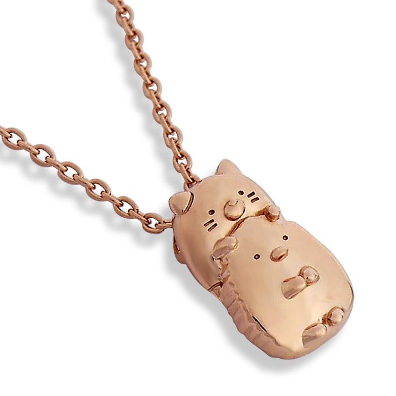すみっコぐらし 【 ねこ・とんかつ　ネックレス 】  レディースジュエリー アクセサリー ギフト ラッピング無料 誕生日 記念日 女性 | San-X | 04