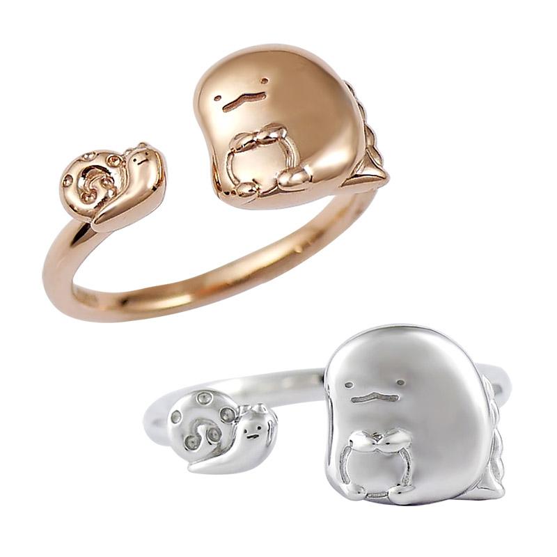 すみっコぐらし 【とかげ・にせつむり フォーク リング】 レディースジュエリー アクセサリー ギフト ラッピング無料 誕生日 記念日 女性 もらって嬉しい リング | San-X | 03