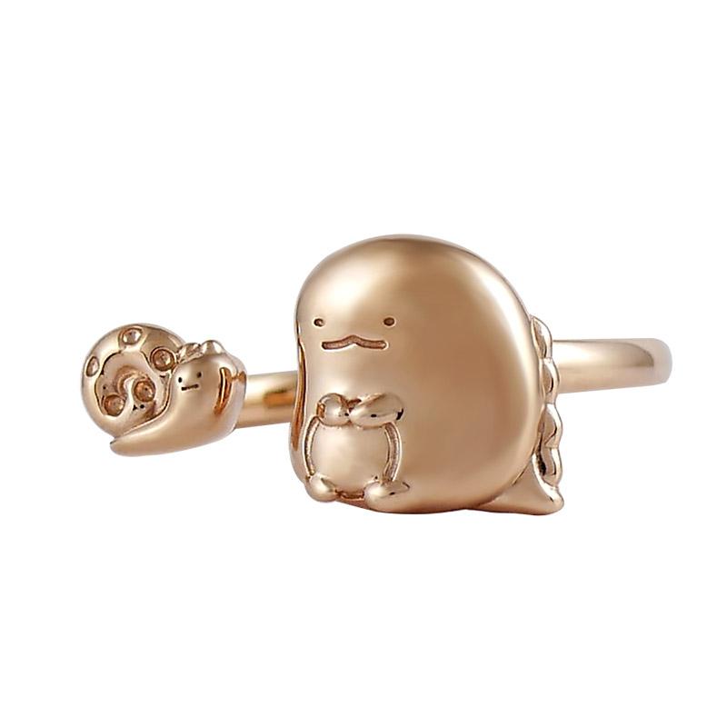 すみっコぐらし 【とかげ・にせつむり フォーク リング】 レディースジュエリー アクセサリー ギフト ラッピング無料 誕生日 記念日 女性 もらって嬉しい リング | San-X | 09