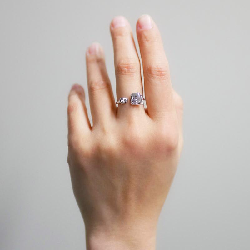 すみっコぐらし 【とかげ・にせつむり フォーク リング】 レディースジュエリー アクセサリー ギフト ラッピング無料 誕生日 記念日 女性 もらって嬉しい リング | San-X | 11