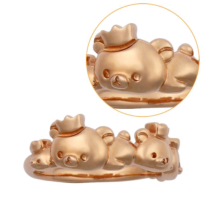 【リラノワ】クラウンオールスター リング＜リラックマ　コリラックマ　キイロイトリ　チャイロイコグマ＞  レディース ジュエリー ギフト 指輪  送料無料 | San-X | 11