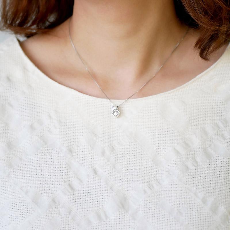 すみっコぐらし しろくま ダンシングストーン ネックレス レディース ジュエリー アクセサリー ギフト 誕生日 記念 | San-X | 15