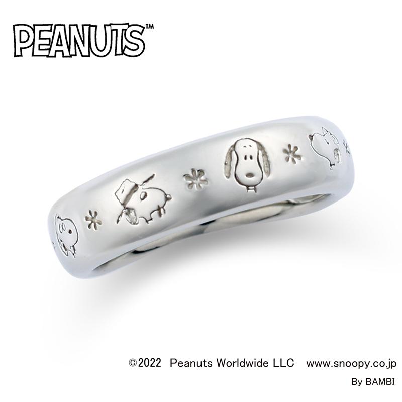 スヌーピー プラチナ pt999 ブラザー リング 男女兼用 ペアリング マリッジリング メンズ レディース 指輪【お届けに約60日かかります】 | SNOOPY | 13