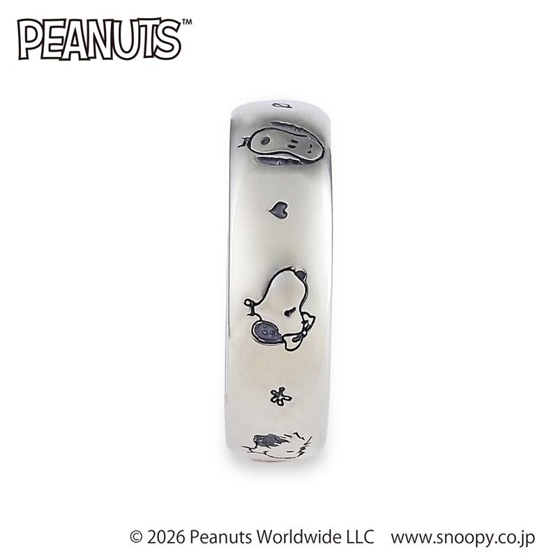 PEANUTS スヌーピー ブラザー フェイスシルバーリング 大人かわいい