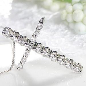 pt900 プラチナ ネックレス ペンダント ダイヤモンド ダイヤ 0.20ct クロス 十字架 人気 プチ ハート JCN-325928｜jewelry-c｜04