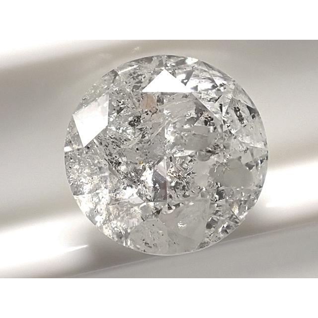 大粒 1.5ct ダイヤモンド ルース 1.569ct F I1 GOOD : ジュエリー 