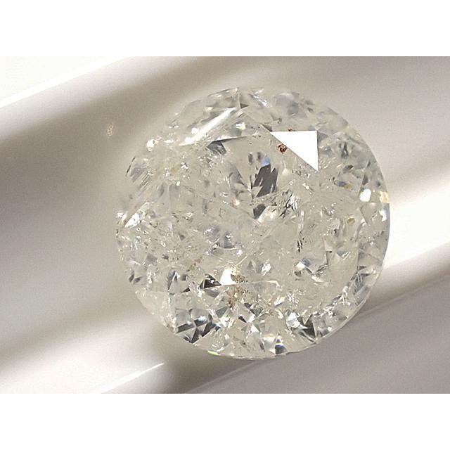 大粒 1.5ct ダイヤモンド ルース 1.668ct I I2 FAIR : ジュエリー 