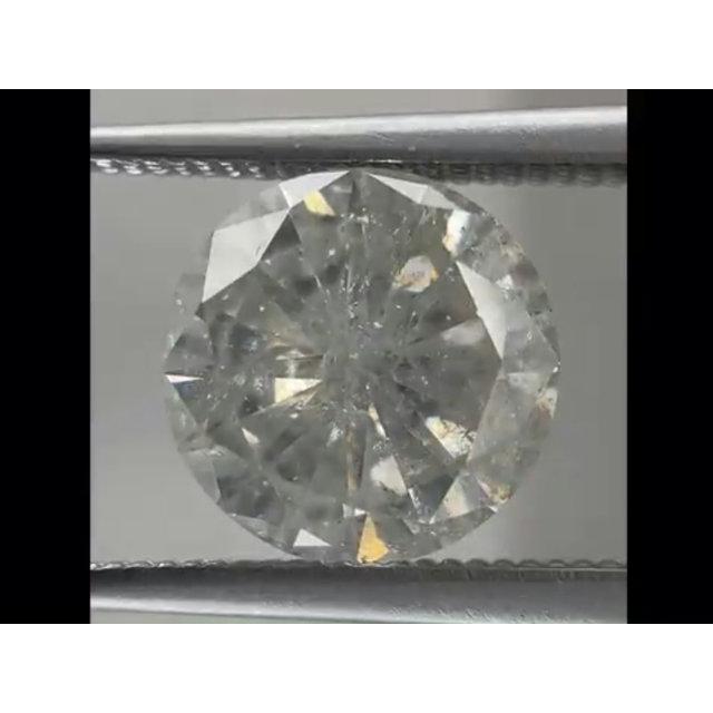 大粒 1.5ct ダイヤモンド ルース 1.545ct J I2 FAIR : ジュエリー 