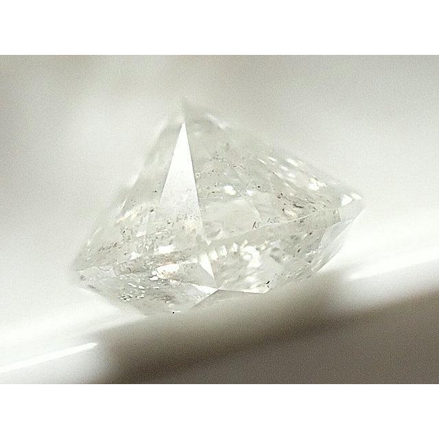 大粒 1ct ダイヤモンド ルース 1.071ct K I2 GOOD : ジュエリー 