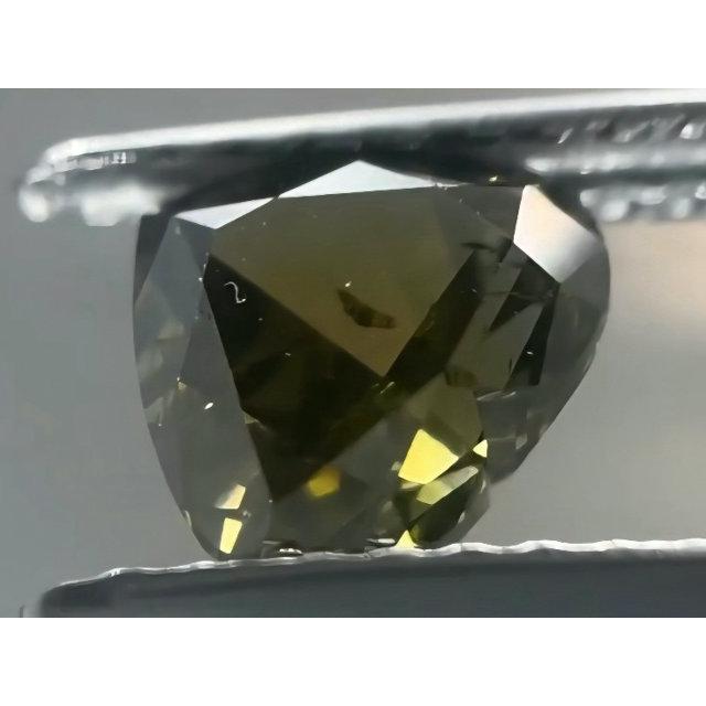 大粒 1ct カメレオンダイヤモンド ルース 1.005ct FANCY DARK GRAY 