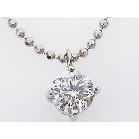 1粒ダイヤ 0.309ct H SI2 GOOD PT製 ダイヤモンド ペンダント 