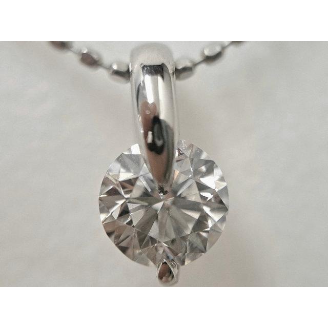 １粒ダイヤ　0.503ct　G　SI1　GOOD　PT製　ダイヤモンド　ペンダント ネックレスの画像
