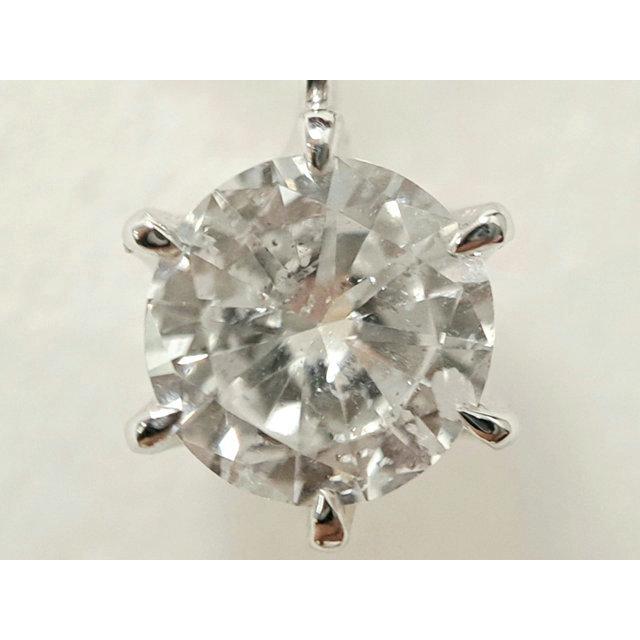 1粒ダイヤ 0.364ct H SI2 FAIR PT製 ダイヤモンド ペンダント 