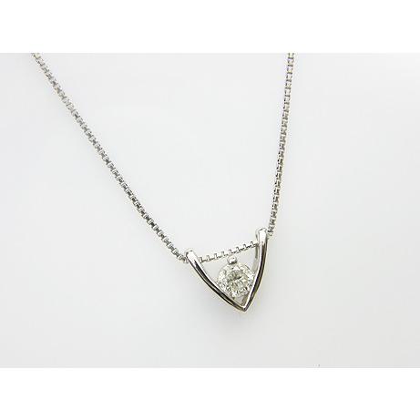 １粒ダイヤ　0.578ct　PT製　天然ダイヤモンド　ペンダント ネックレス