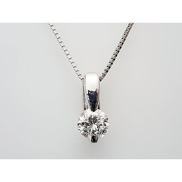 1粒ダイヤ 0.339ct G SI2 GOOD PT製 ダイヤモンドペンダント 