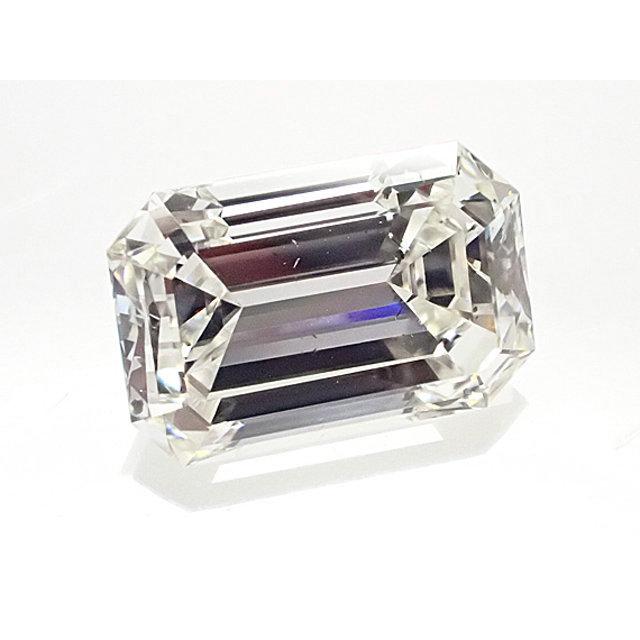 大粒 1ct ダイヤモンド ルース 1.123ct G SI1 エメラルドカット 