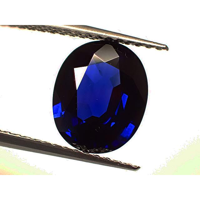 非加熱 2.238ct 天然コランダム ブルーサファイア ルース 非加熱 2.238ct 天然コランダム ブルーサファイア ルース