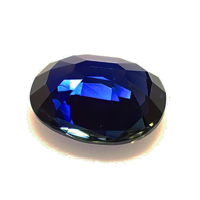 非加熱 2.238ct 天然コランダム ブルーサファイア ルース 非加熱 2.238ct 天然コランダム ブルーサファイア ルース