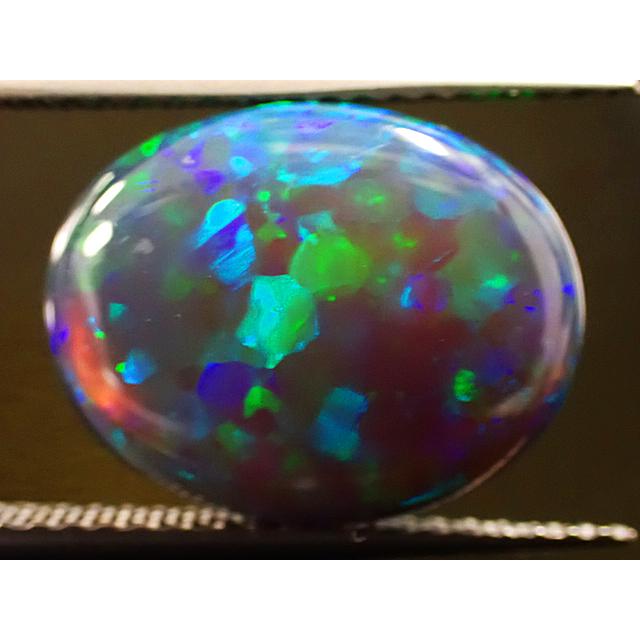 大粒 4.011ct 天然ブラックオパール ルース : ジュエリー コンバーター 