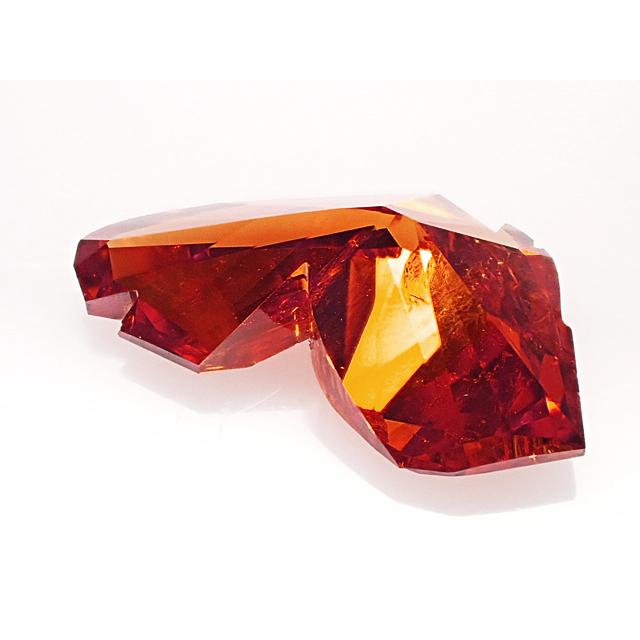 大粒 １ct　オレンジダイヤモンド ルース　1.210ct　FANCY DEEP YELLOWISH ORANGE　I1｜jewelry-converter｜02