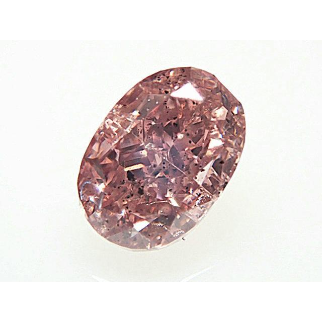 混色ピンクダイヤモンド ルース 0.307ct FANCY DEEP BROWNISH PINK SI2 