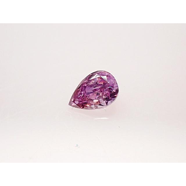 ピンクダイヤモンド ルース 0.085ct FANCY VIVID PURPLE PINK I2  