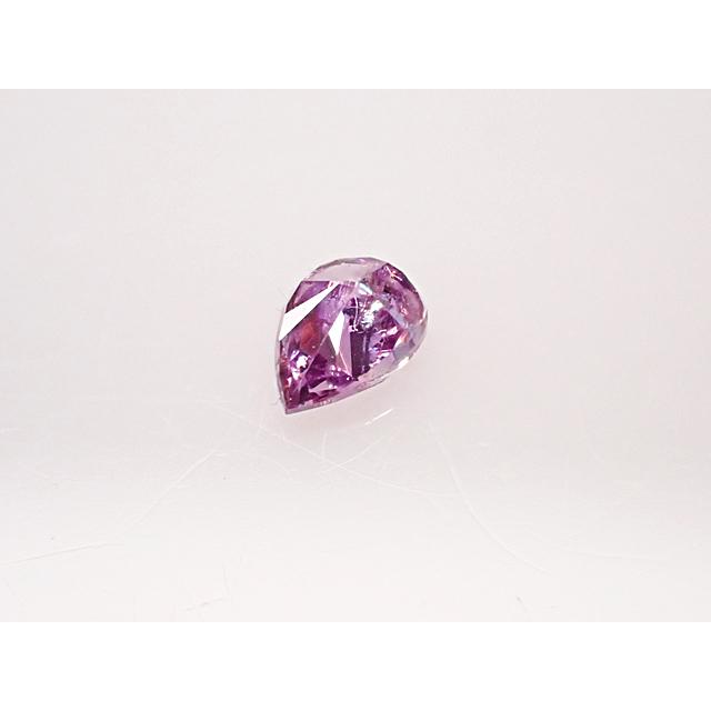 ピンクダイヤモンド ルース　0.085ct　FANCY VIVID PURPLE PINK　I2の画像
