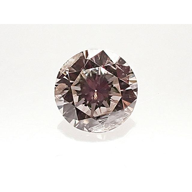 ピンクダイヤモンド ルース 0.167ct VERY LIGHT ORANGISH PINK I1 