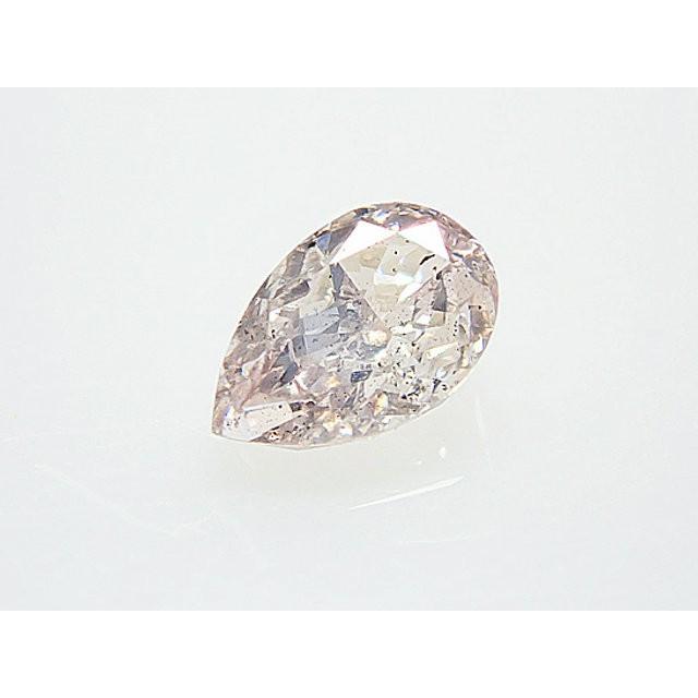 混色ピンクダイヤモンド ルース 0.169ct VERY LIGHT BROWNISH PINK SI2 