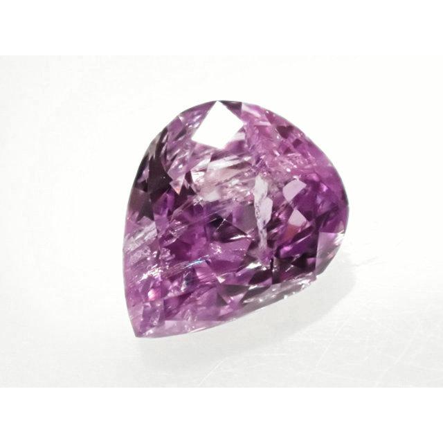 パープルダイヤモンド ルース 0.354ct FANCY VIVID PINK PURPLE I1 