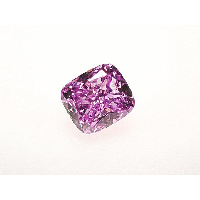 パープルダイヤモンド ルース 0.135ct FANCY VIVID PINK PURPLE SI2 