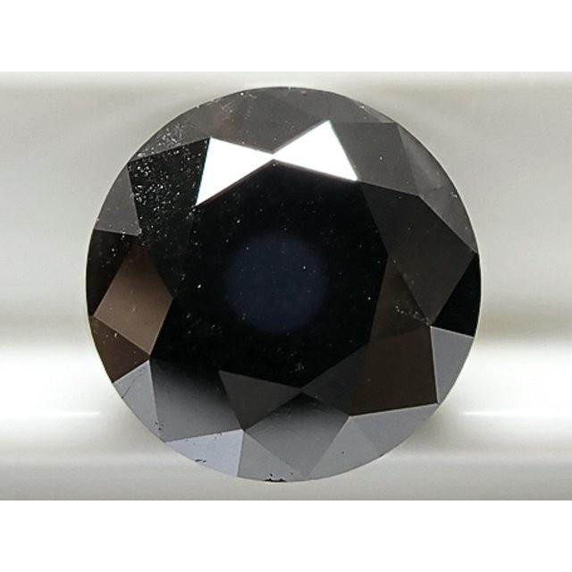 大粒 ２ct 色起源天然 ブラックダイヤモンド ルース 2.36ct FANCY