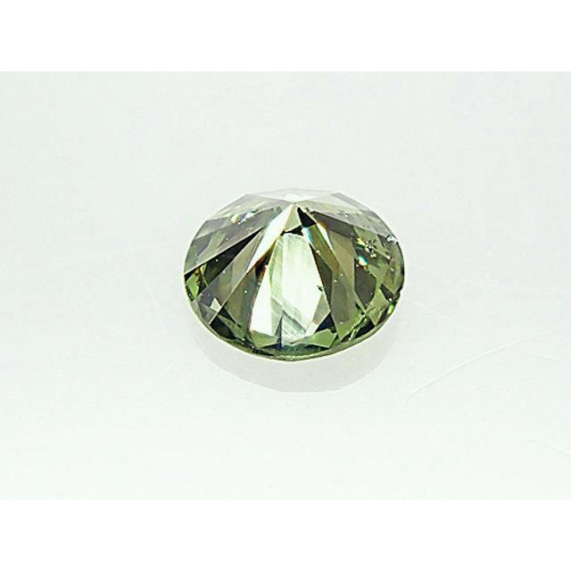 グリーンダイヤモンド（TREATED） ルース 0.136ct FANCY DARK