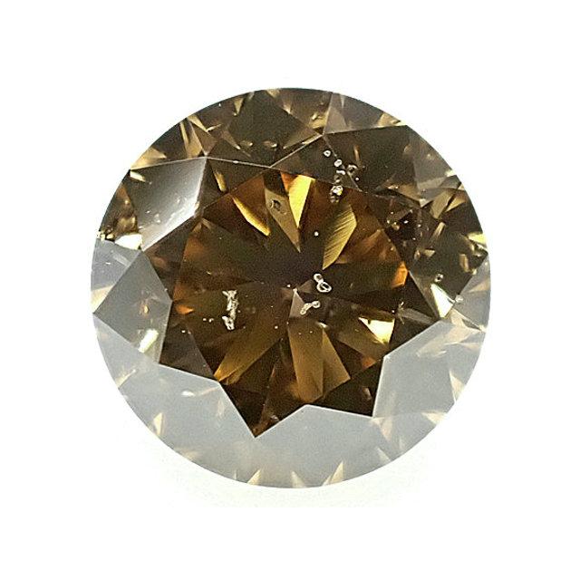 大粒 1ct ブラウンダイヤモンド ルース 1.060ct FANCY BROWN SI2 