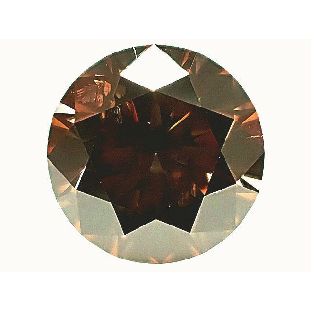 大粒 1ct ブラウンダイヤモンド ルース 1.107ct FANCY DARK BROWN SI2 