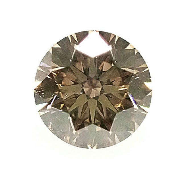 ブラウンダイヤモンド ルース 0.444ct FANCY LIGHT BROWN SI1